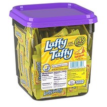 Wonka Laffy Taffy Banana Flavor 바나나맛 145개, 1box