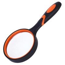 Magnifying Glass Handheld Magnifier 50/65/75/100mm Lens diameter for Antique Jade Jewelry Newspaper, 01 Black_03 75mm