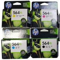 HP 564XL 정품잉크 5520 5510 C309a 대용량 4색세트, 1개