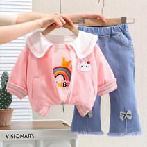 몽실이 새일러카라점퍼 상하세트 여아 외출복 상하복 봄 가을
