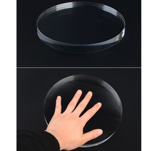 투명 원형 아크릴 진열판대 200cm 악세사리 귀걸이DP 반지 목걸이 보석 쇼케이스 둥근 디피 디스플레이, 기본