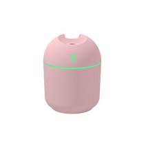 차량용가습기250ml 미니 가습기 정수기 자동차 USB 아로마 에센셜 오일 디퓨저 Led 라이트 초음파 미스, Pink