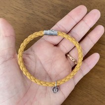 변색에 강한 써지컬 별자리 가죽팔찌만들기 diy키트 재료 만들기, 베이지, 본드구매, 1개