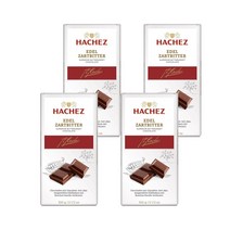 Hachez 하체스 노블 다크 Bitters 100g 4개 독일 선물