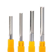 목재 밀링 커터 솔리드 카바이드 폼 MDF 합판 CNC 엔드밀 6mm 2개의 더블 플루트 슬롯 목공 비트 10개, 08 6x52