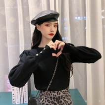 지9차이나 일상룩 슬림 단색 니트 스웨터