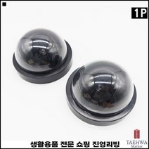 진짜같은느낌 방범용 돔형디자인 건전지사용 가상CCTV 가상무인카메라