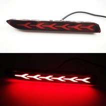반사판도요타 캠리 RAV4 매트릭스 용 LED 자동차 리어 범퍼 리플렉터 테일 브레이크 라이트 Sienna Venza A, 06 Model F_02 3 Functions