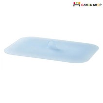 [당일출고] 이케아 IKEA 365+ 직사각 실리콘 뚜껑/주방용품/그릇뚜껑/전자렌지튐방지, 연하늘색