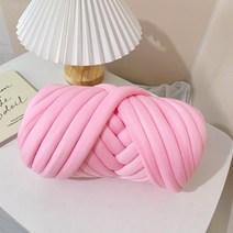 자이언트 얀 실 화려한 1KG 두꺼운 벨벳 슈퍼 부피가 큰 두툼한 원사 손 짠 바구니 담요 매트 카펫 러그 거대한 DIY 팔 니트, [01] pink 250g