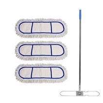 크린메이트 백사 대걸레 60cm 3P + 스텐봉