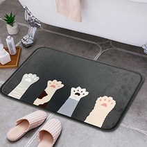 선물용 러그 귀여운 디자인 발러그 홈인테리어 소품, UR 17_데이지