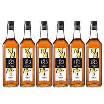 1883 바닐라 시럽 1000ml x 6개, 단품