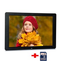 전자액자 디지털사진액자 메뉴보드 15 인치 스크린 LED 백라이트 HD 1280x800 디지털 사진 프레임 전자 앨, 01 black with 4gb_02 미국 플러그
