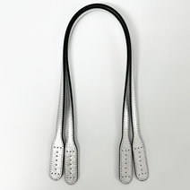 [핸들가게] 가죽 숄더핸들 가방끈60cm (802), 실버