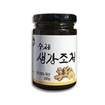 참살이모악골 미세먼지 환절기 기침 심한날 건강지킴이 국내산 생강 쌀로 만든 수제 조청 200g, 1개