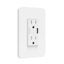 스마트 플러그 스위치 콘센트가리개 diy스마트 벽 소켓 16a 투야 앱으로 원격 제어 와이파이 USB 충전, 한개옵션1, 01 유형 12