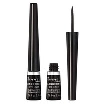 림멜 Exaggerate 펠트 팁 아이 라이너 검정 2.26g(0.08 Fl 온스) 178058, 1 Count (Pack of 1), Black