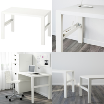 이케아 PC책상 PAHL 폴 책상 화이트 96x58 cm