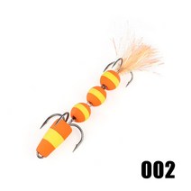 W.P.E 낚시 미끼 크기 L 여러 가지 빛깔의 부드러운 인공 미끼베이스 태클 Wobbl, 3PCS, 02 PMGC-L-002