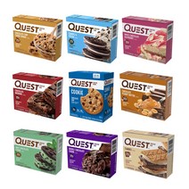 퀘스트 뉴트리션 퀘스트 프로틴바 60g 4개입 9종 택1 / Quest Nutrition Quest Protein Bar 2.12oz 4ct, 5.Chocolate Chip