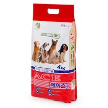 도그랑 에이스 고급 성견용 4kg 사료 리필, 1