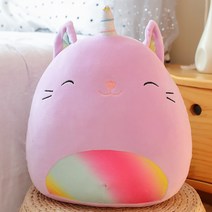 꽈배기쿠션 35/40cm 뜨거운 귀여운 부드러운 지방 유니콘 공룡 돼지 가축 플러시 장난감 박제 사무실 낮잠, 04 D-(30cm)