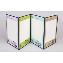 병풍만들기/4폭-소/종이병풍만들기/