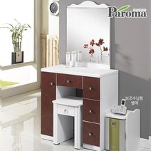 파로마 [파로마]니뜨아이니화장대KH(의자포함), 내추럴원목