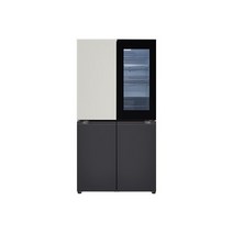 LG전자 LGLG 디오스 노크온 냉장고 오브제컬렉션 T873MGB312 870L, 없음