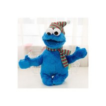웃는엘모인형 엘모 굿즈 Elmo 세서미 스트리트 애착인형 35/60/70cm 빅버드 쿠키 몬스터, As Picture, 30cm Xmas Monster