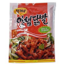 티푸드 업소용 (도매가격) 뼈없는 양념닭발 350g 1등 술안주 간편안주, 8팩