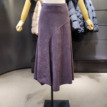 시슬리 NC09 스웨이드 롱 스커트 SASK32161