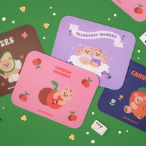쥬시앤폴 마우스 패드 캐릭터 디자인 PC 노트북 용품, 03.Avocado아보카도