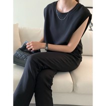파비안느 뒷 지퍼 나시