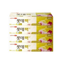 롯데 위생팩 30x40x100매 대형, 4개