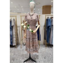 써스데이아일랜드 보더 롱 원피스(T224MOP237W)(2118713)