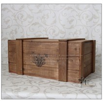 북유럽 빈티지 원목 수납함 정리함 우드박스, 우드 구제 + 50x32x22.5cm개
