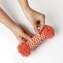 강아지분리불안훈련 강아지혼자두기 가능 노즈워크장난감 라이트코랄, 라이코랄L