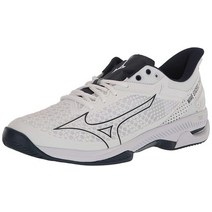 Mizuno 남성용 Wave Exceed Tour 5 Ac 테니스화 화이트 드레스 블루 8.5