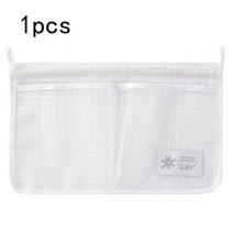 음식물 쓰레기 냉장고 건조기 분쇄 1/2pcs 스토리지 메쉬 가방 휴대용 조미료 음식 그물 더블 구획 교수형 주방 액세서리, 01 1pcs White