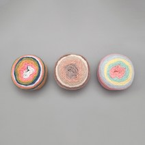 슬로우모먼츠 케이크얀 - 대용량 그라데이션 울혼방실, 버터크림