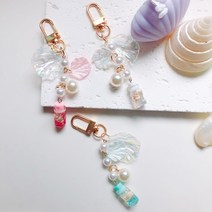 쉘브 앰플 키링 키홀더 버즈 에어팟 A741, 핑크