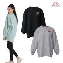 카파 겨울기모 스마일리 여성 오버핏 티셔츠 KLRL451FN