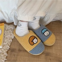 [MNMJ]귀여운 커플 슬리퍼 남녀 실내화 겨울실내용슬리퍼