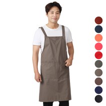 DAE47 남여공용 빅사이즈 큰 미술 공방 카페 앞치마, DAE47 검정