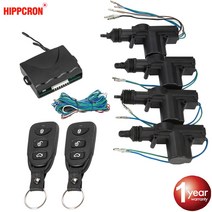 엑추에이터 엑츄에이터 Hippcron 자동차 잠금 도어 원격 제어 열쇠가없는 항목 시스템 키트 4