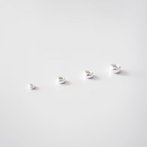 실버925 도넛링 론델 장식 참 팔찌 만들기 DIY 재료 악세사리 염주 부자재, 4mm