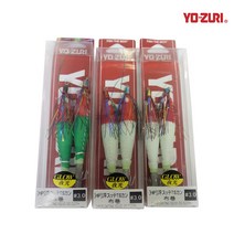 요즈리 스퀴드지그 틴셀 3.0호 A1464 갑오징어에기 한치 쭈꾸미 에기, 3.0호-LA1(펄고추장)