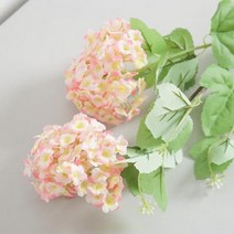 바보사랑 엠버불두화가지o 47cm 조화 꽃 FAIAFT.플라워트리, 라일락